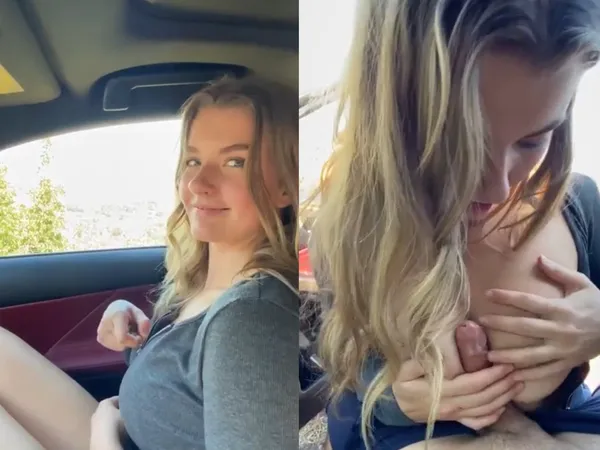 sex hàn ko che Vụng trộm với gái xinh ngay trên đường cao tốc